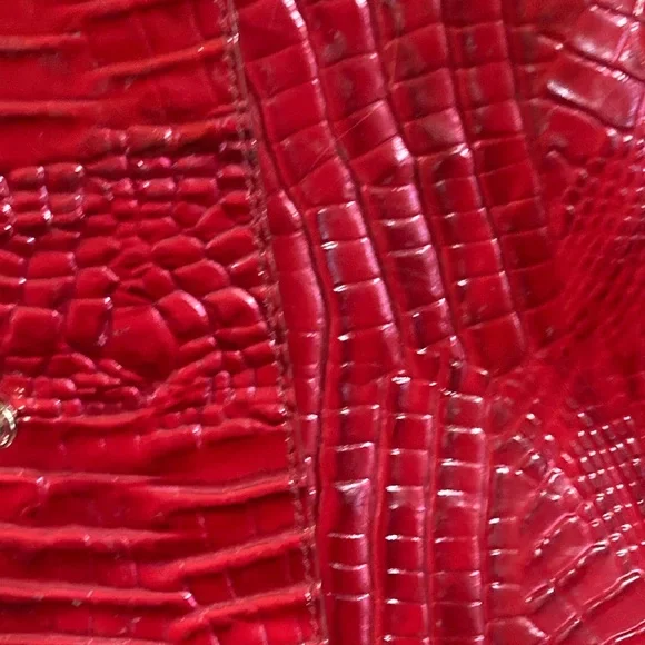 Reddish/maroon Brahmin Purse Tote Handbag - Picture 8 of 9